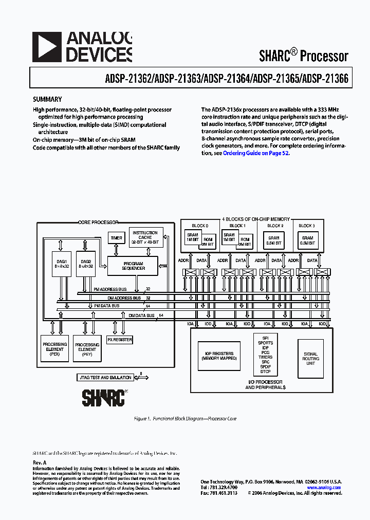 ADSP-21362_674456.PDF Datasheet