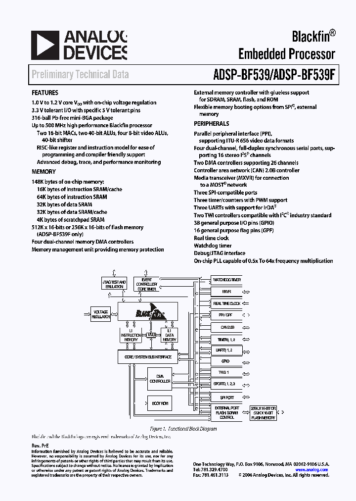 ADSP-BF539_706905.PDF Datasheet