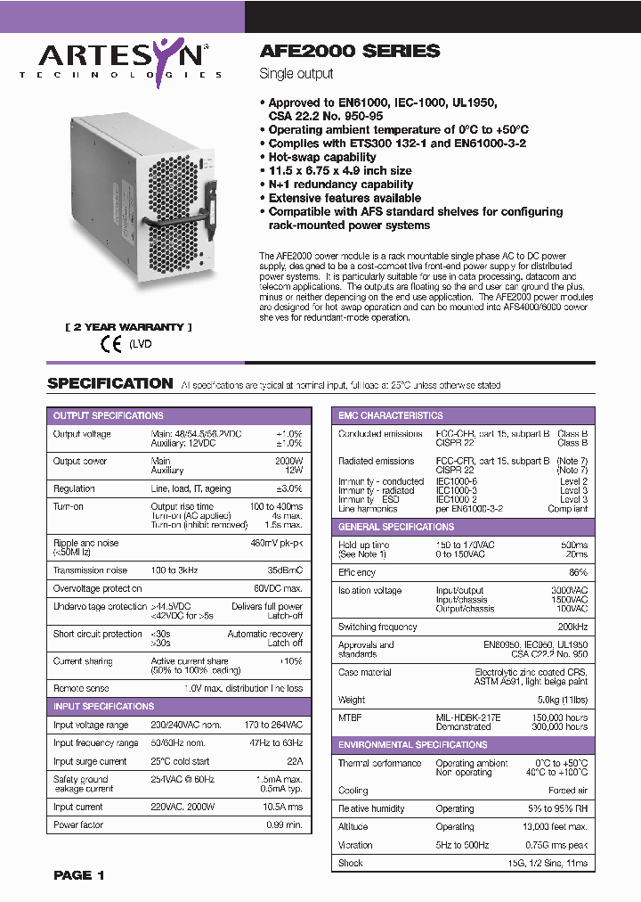 AFE2000-26S48NA_669991.PDF Datasheet
