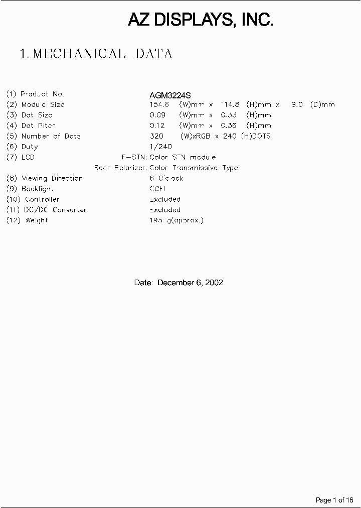 AGM3224S_752294.PDF Datasheet
