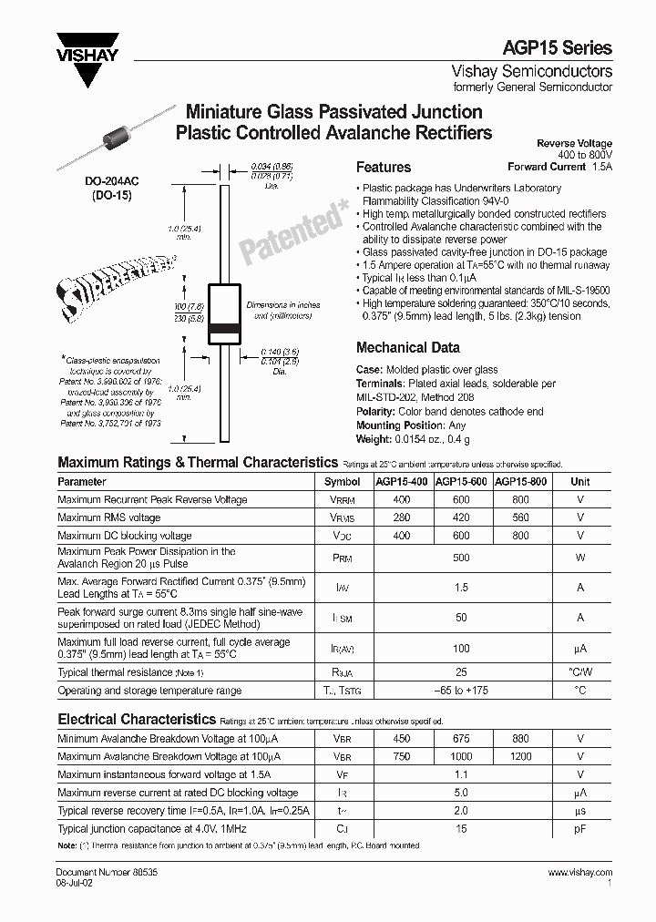 AGP15-400_606838.PDF Datasheet