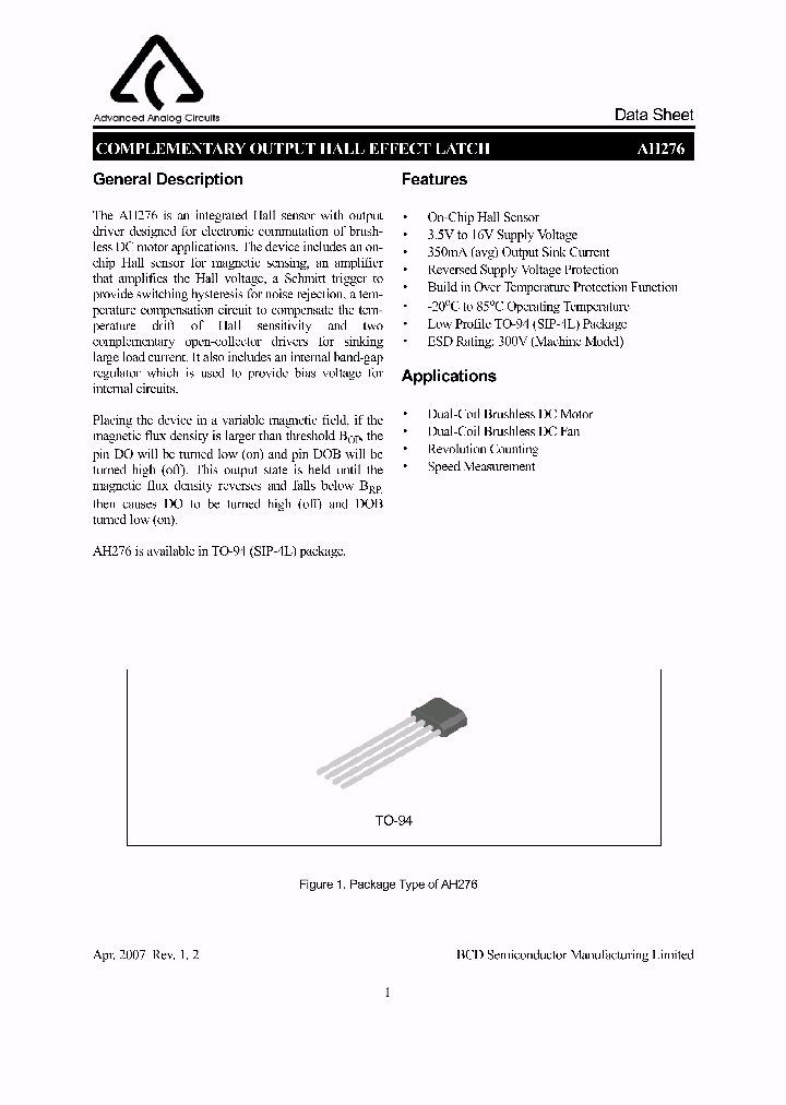 AH276Z4-BE1_748367.PDF Datasheet