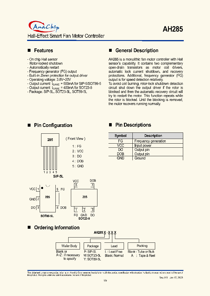 AH285_736402.PDF Datasheet