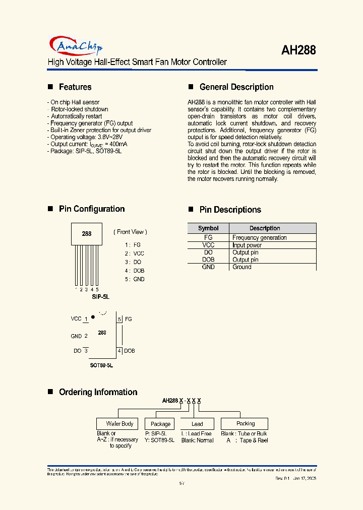 AH288_736352.PDF Datasheet