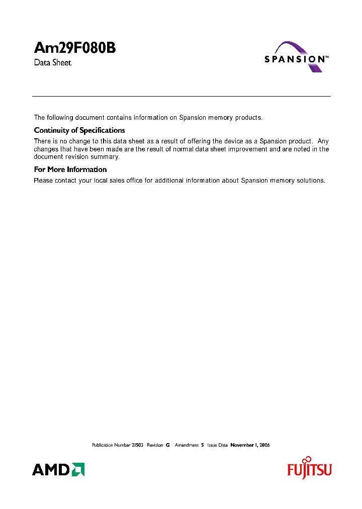 AM29F080B-70SC_594979.PDF Datasheet