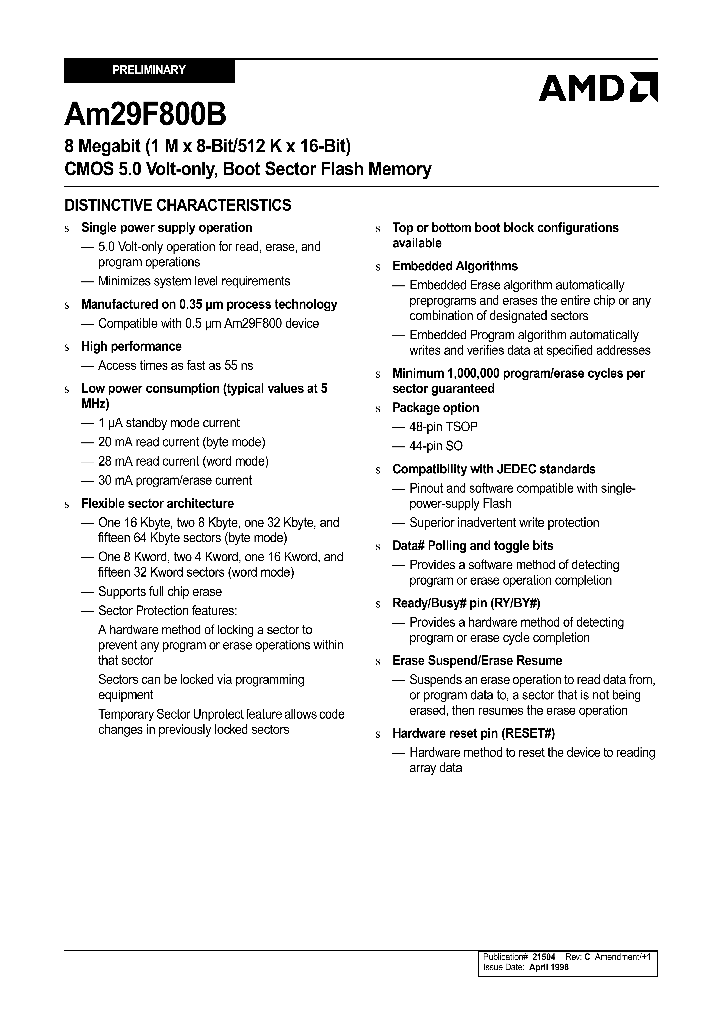 AM29F800B_101642.PDF Datasheet