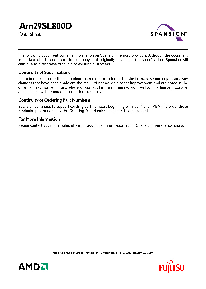 AM29SL800DB90EC_723293.PDF Datasheet