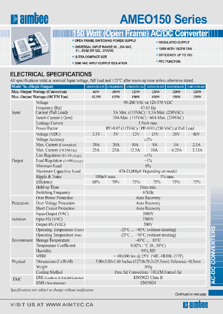 AMEO150-24S_692369.PDF Datasheet