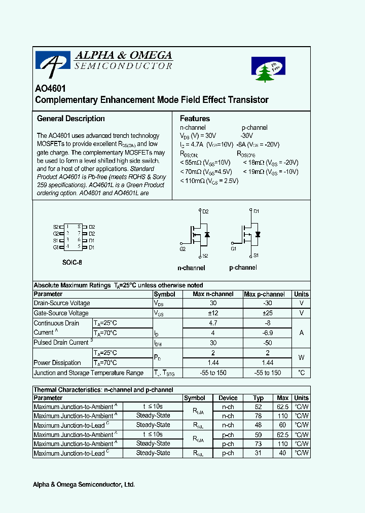 AO4601_806263.PDF Datasheet