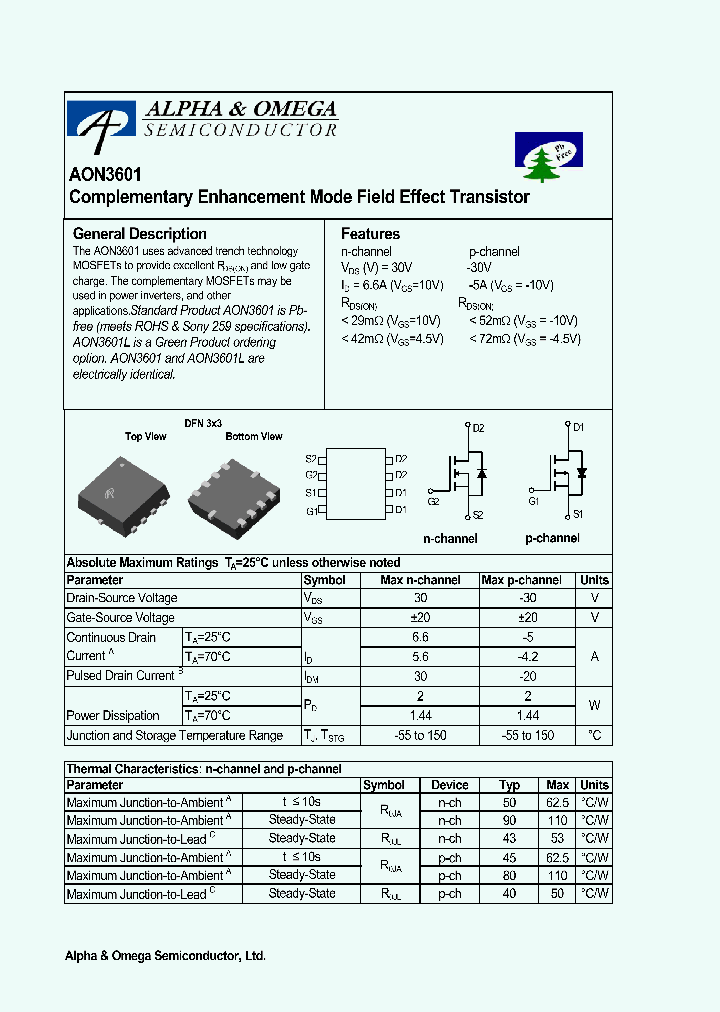 AON3601_650518.PDF Datasheet