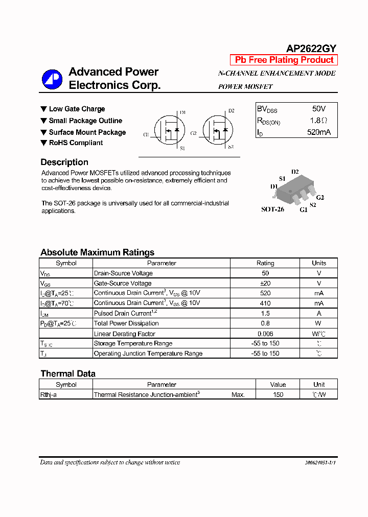 AP2622GY_641841.PDF Datasheet