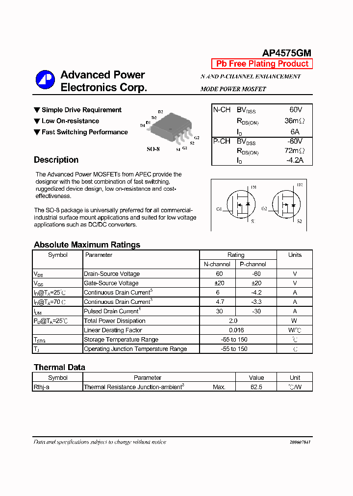 AP4575GM_642972.PDF Datasheet
