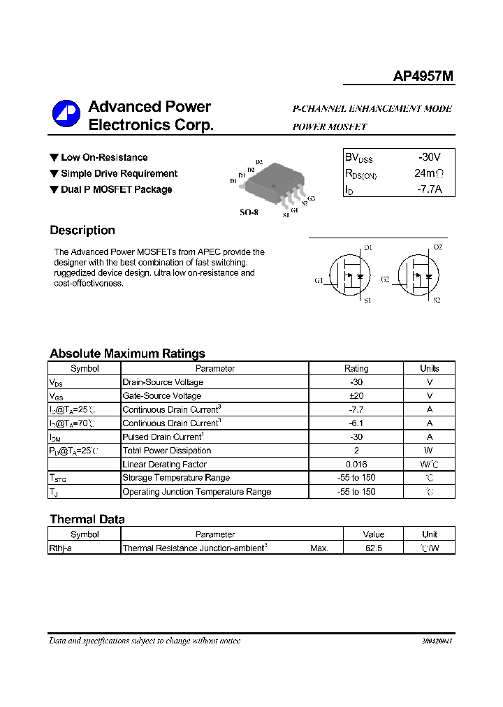 AP4957M_642992.PDF Datasheet