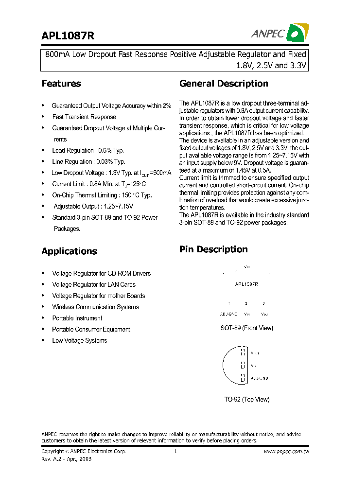 APL1087R_372509.PDF Datasheet