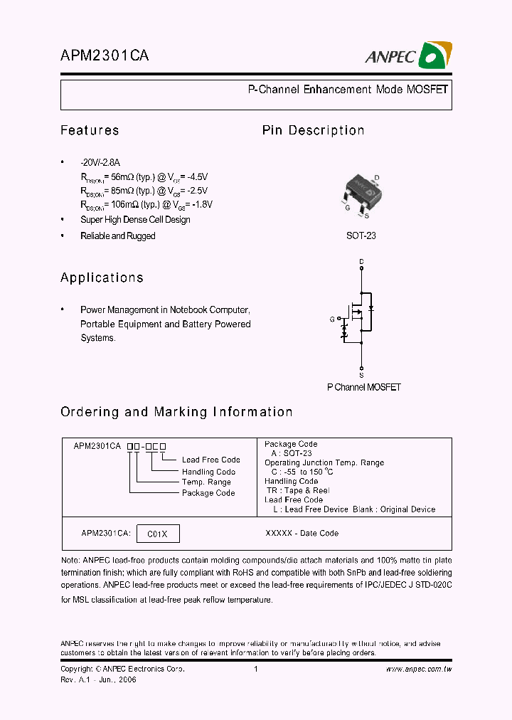 APM2301CAC-TR_642332.PDF Datasheet