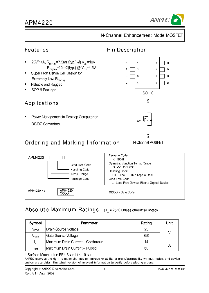 APM4220_579511.PDF Datasheet