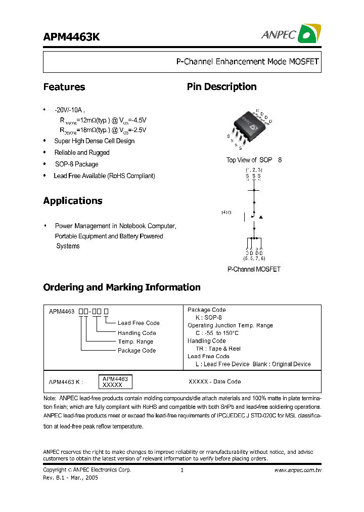 APM4463KC-TR_574486.PDF Datasheet