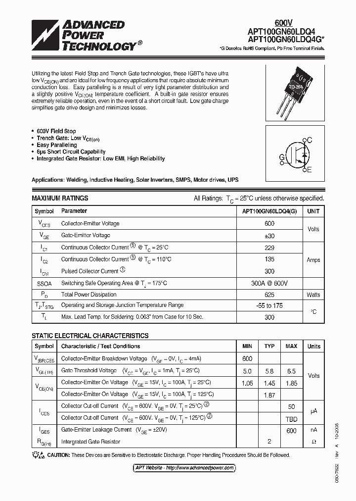 APT100GN60LDQ4_644200.PDF Datasheet