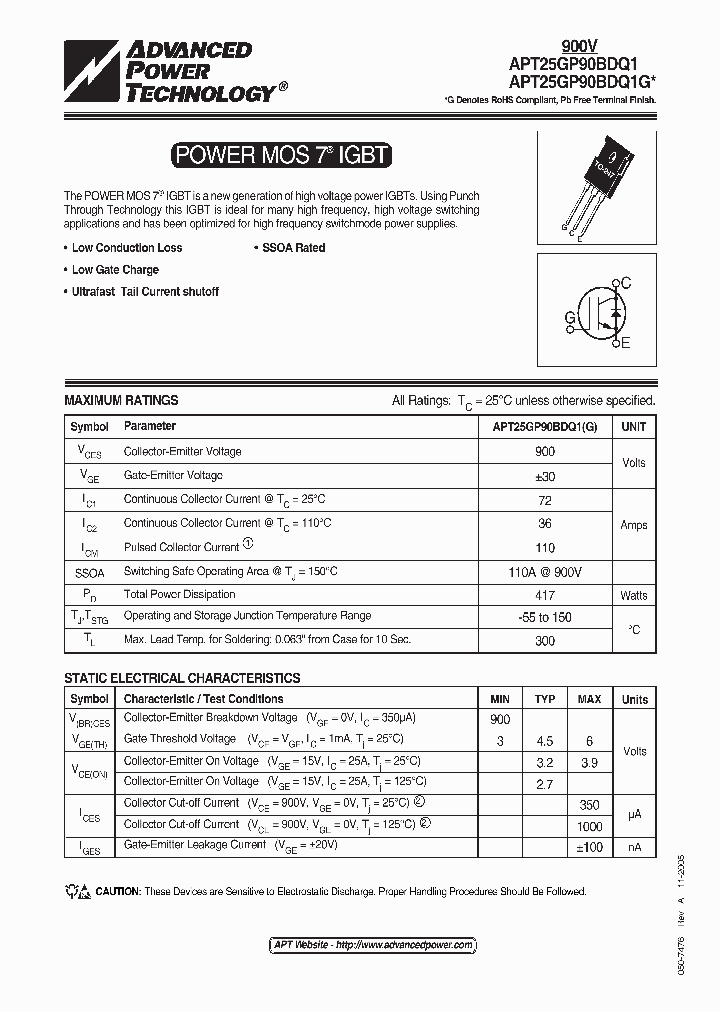 APT25GP90BDQ1G_600290.PDF Datasheet