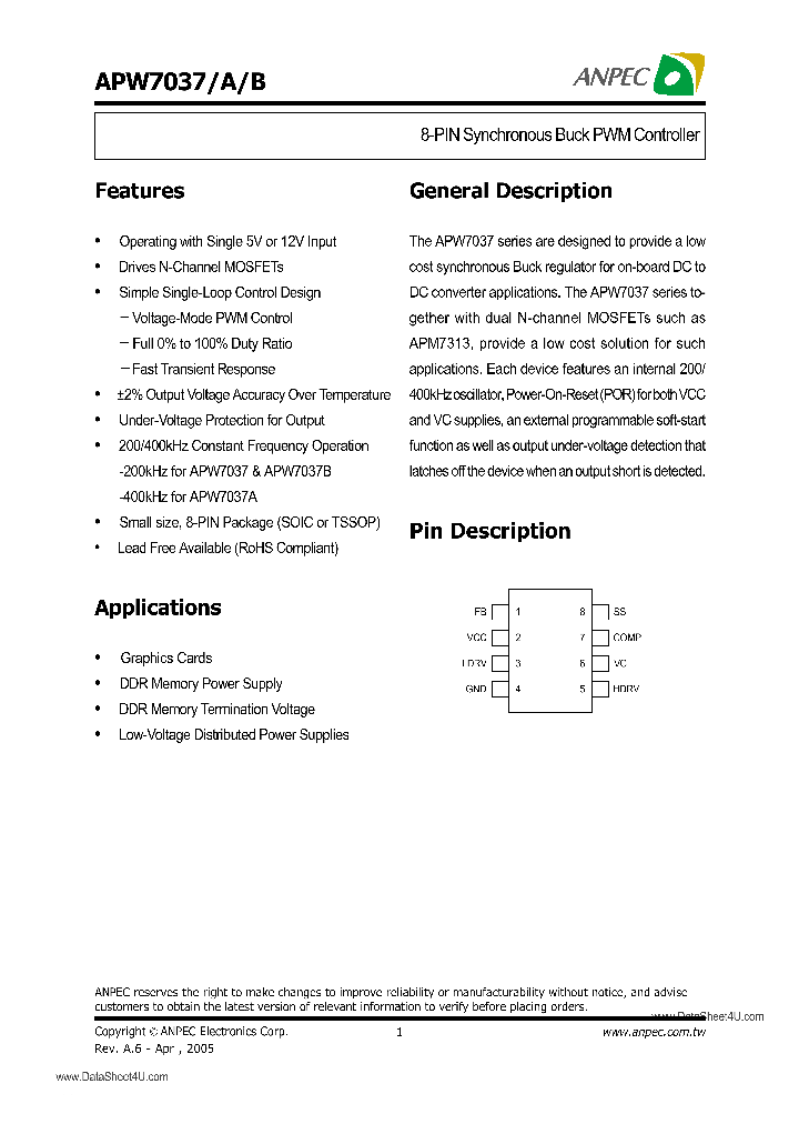 APW7037_639659.PDF Datasheet
