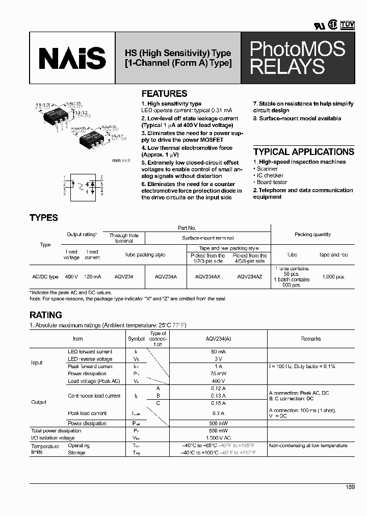 AQV234AX_641960.PDF Datasheet