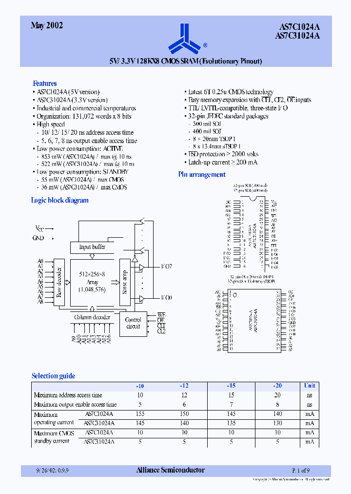 AS7C31024A-10JI_580670.PDF Datasheet