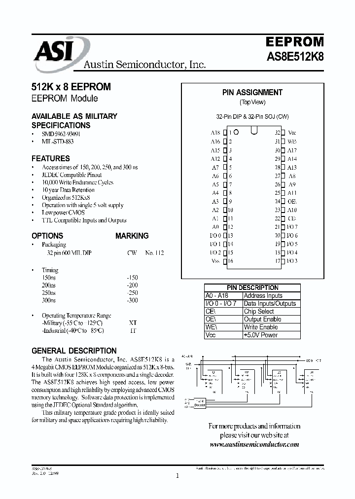 AS8E512K8CW-200HQ_641972.PDF Datasheet