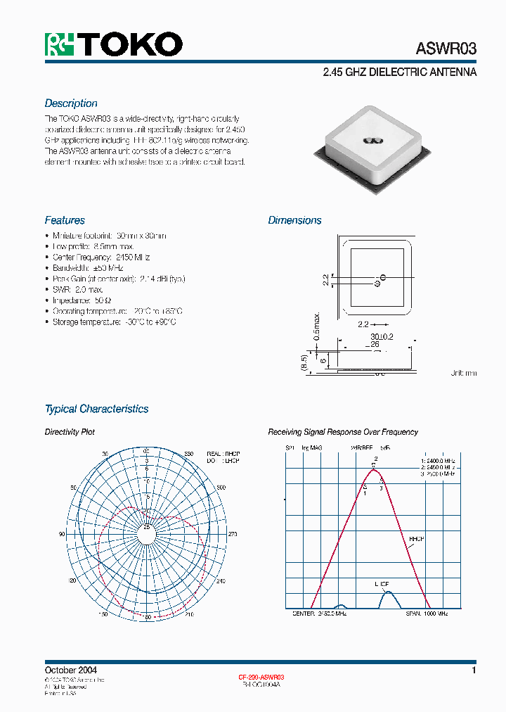 ASWR03_748768.PDF Datasheet