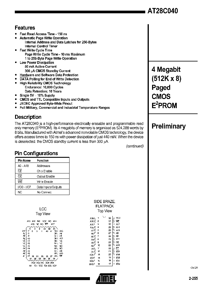 AT28C040_560343.PDF Datasheet