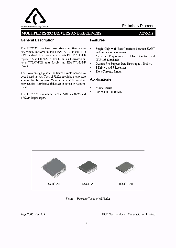 AZ75232M-E1_747472.PDF Datasheet