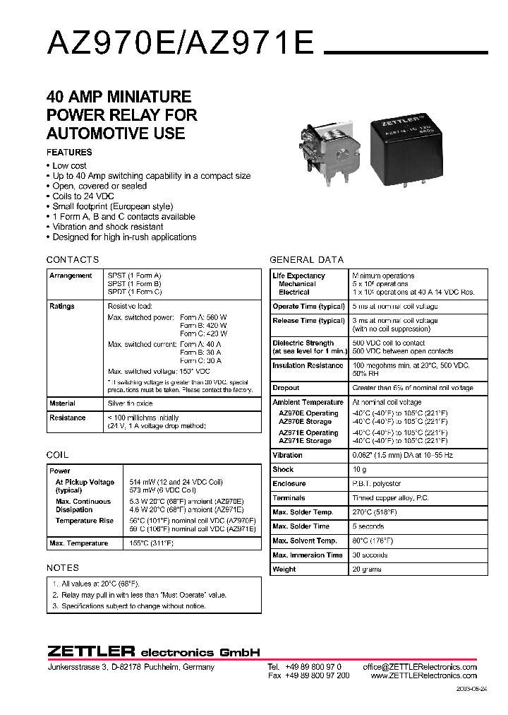 AZ970E-1A-24D_665127.PDF Datasheet