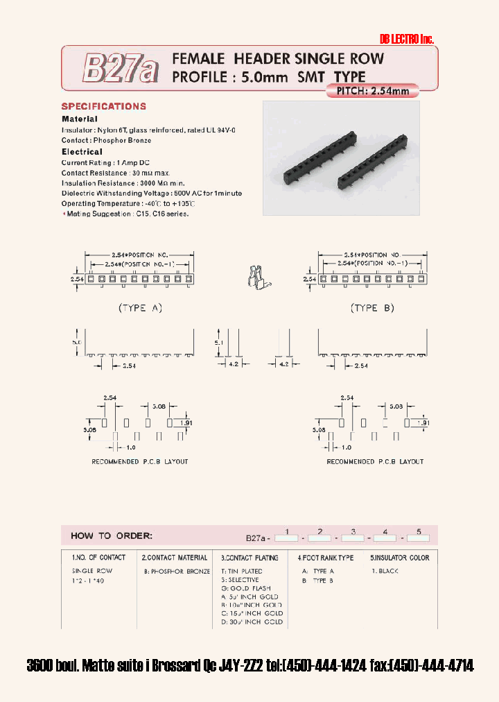 B27A140BTA1_622342.PDF Datasheet