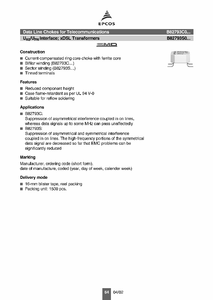 B82793C0105N265_740476.PDF Datasheet