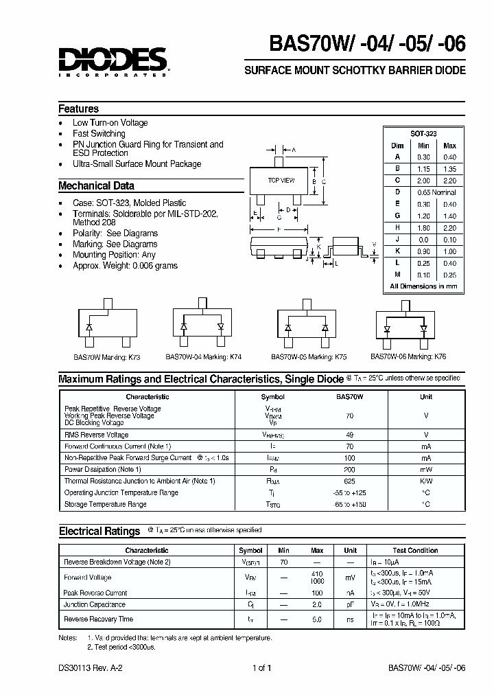BAS70W-06_659573.PDF Datasheet