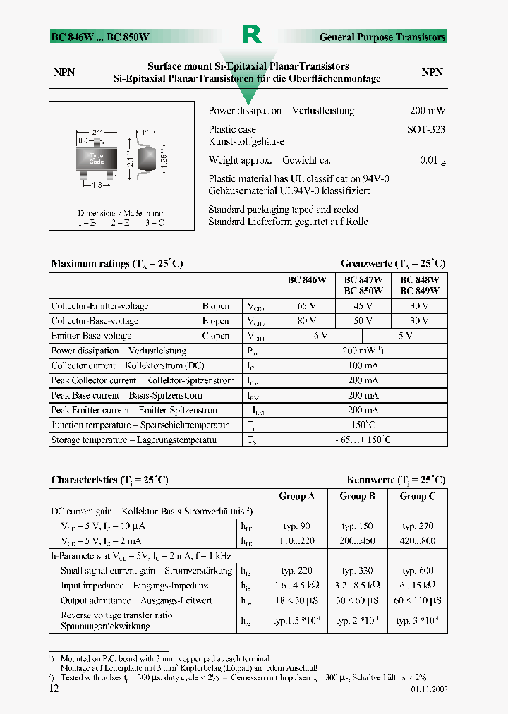 BC846W_569947.PDF Datasheet