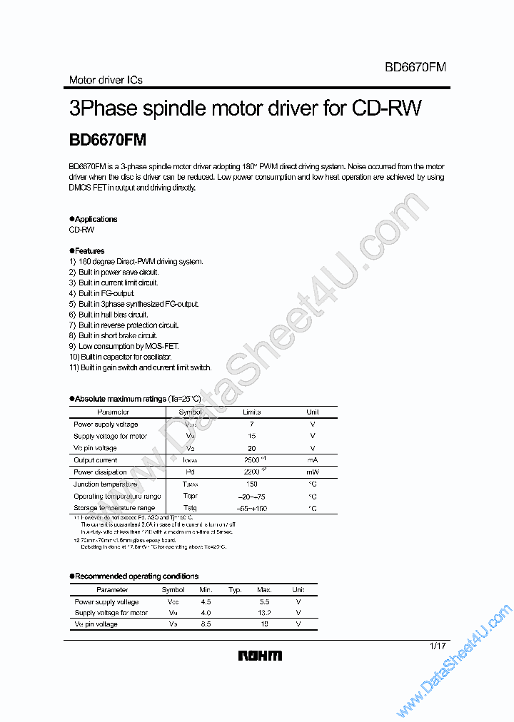 BD6670FM_586739.PDF Datasheet