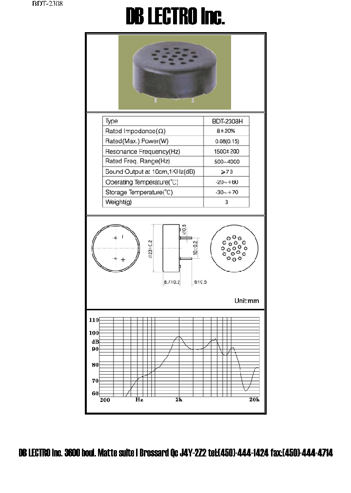 BDT-2308H_612759.PDF Datasheet