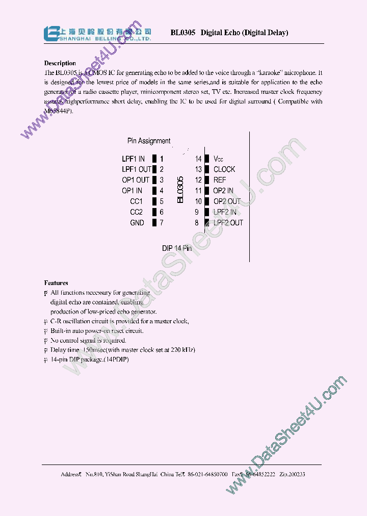 BL0305_671724.PDF Datasheet