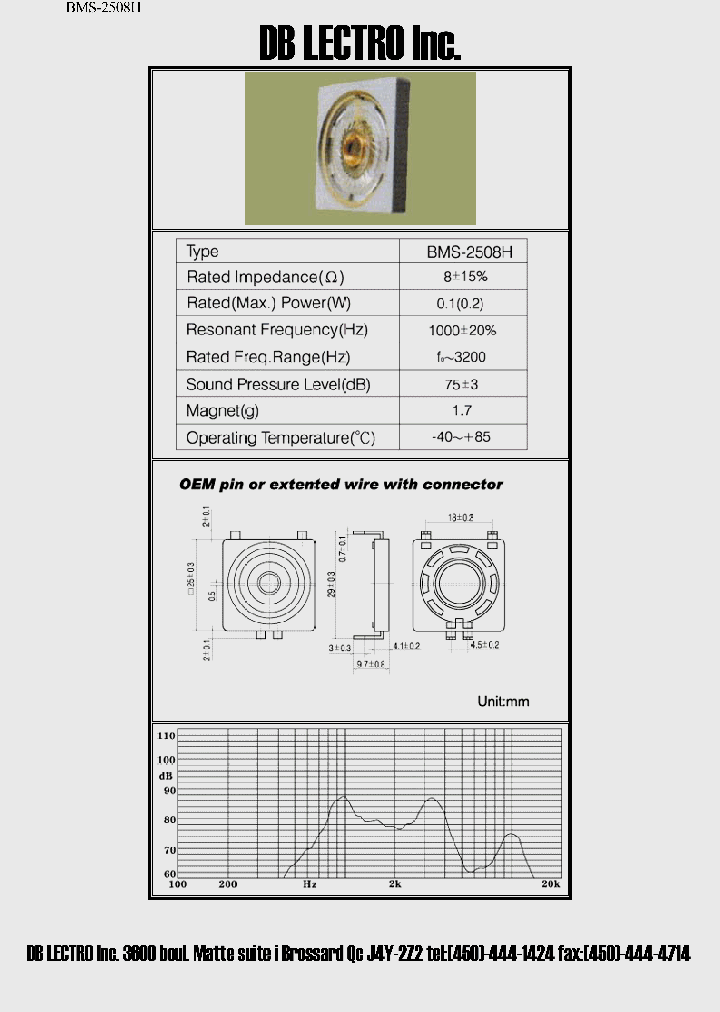 BMS-2508H_622463.PDF Datasheet