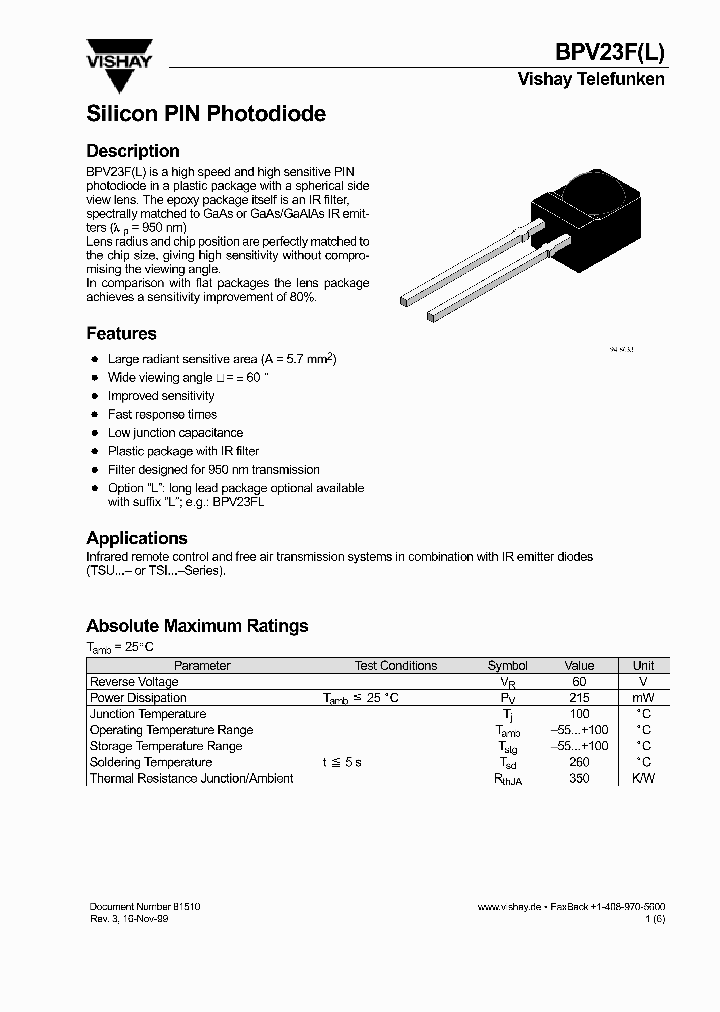 BPV23F_751547.PDF Datasheet