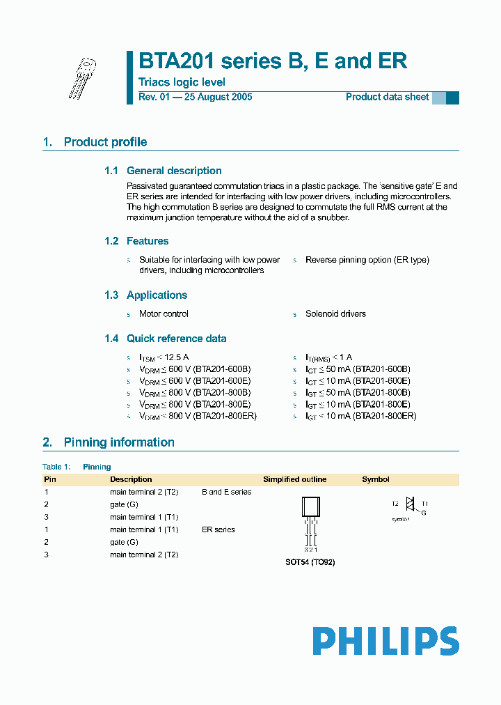 BTA201_678797.PDF Datasheet