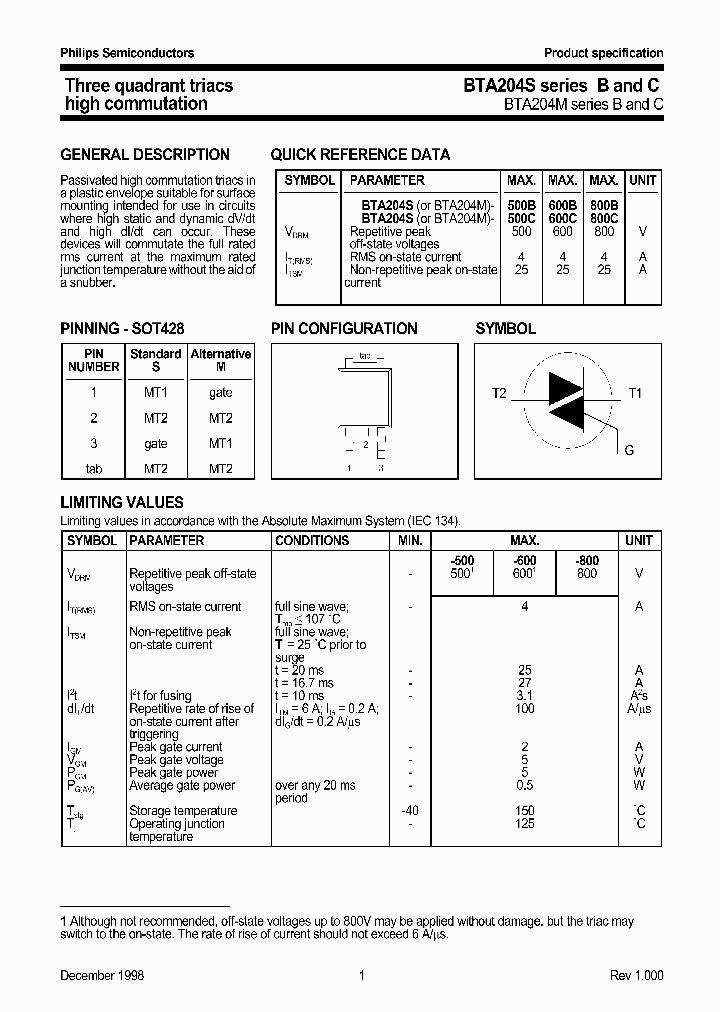 BTA204M-800B_563583.PDF Datasheet