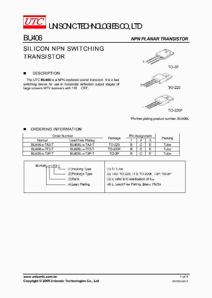 BU406-X-T3P-T_745722.PDF Datasheet