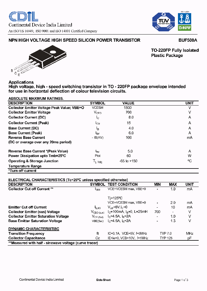 BUF508A_634972.PDF Datasheet
