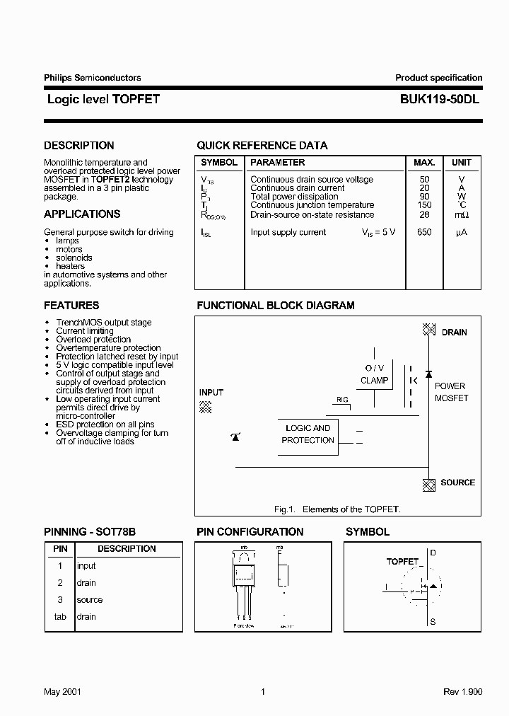 BUK119-50DL_579284.PDF Datasheet
