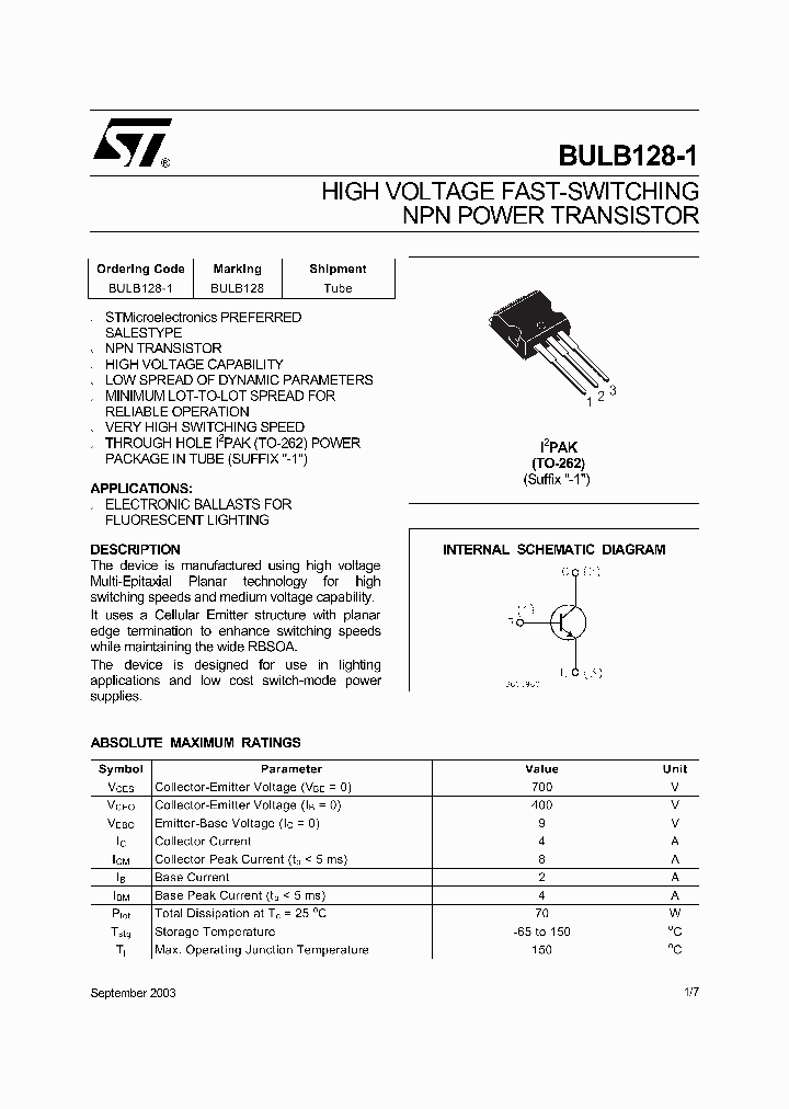 BULB128_738321.PDF Datasheet