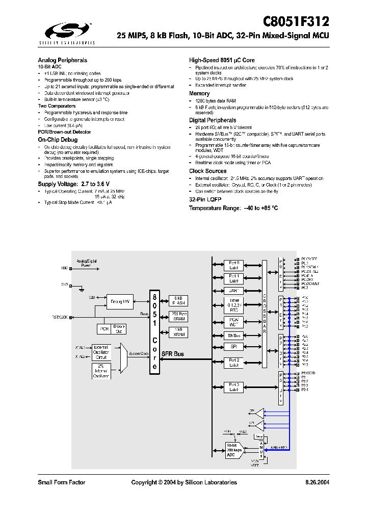 C8051F312_795738.PDF Datasheet