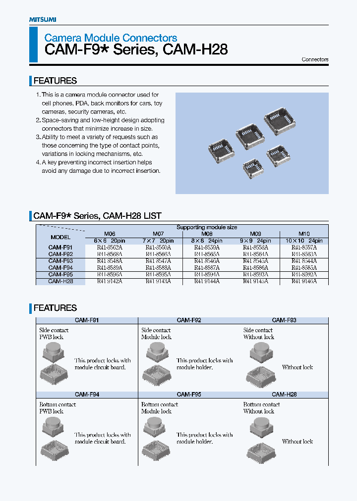 CAM-F9_746126.PDF Datasheet
