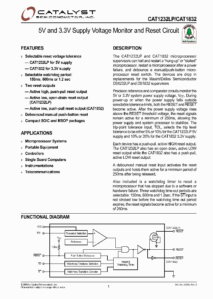 CAT1232LPGW_583124.PDF Datasheet