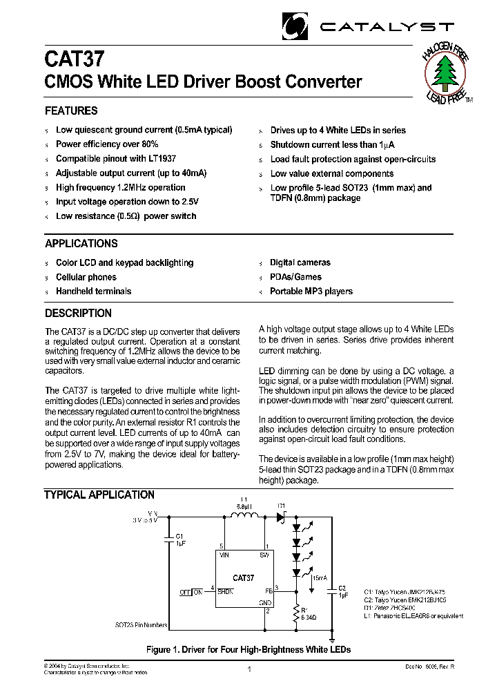 CAT37EKK-TE7_753141.PDF Datasheet